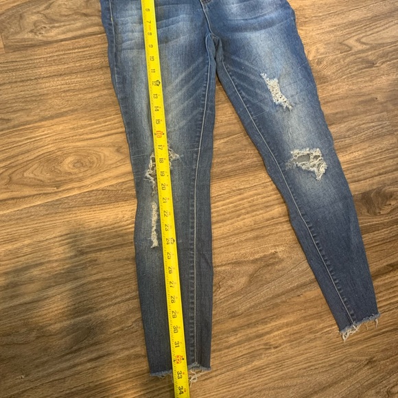 blue ripped jeans size 5 - Picture 4 of 5